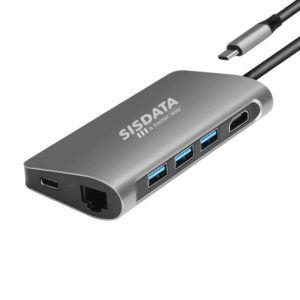 Adaptador Tipo C 8x1 Rj45 Hdmi iPad Macbook Android Windows