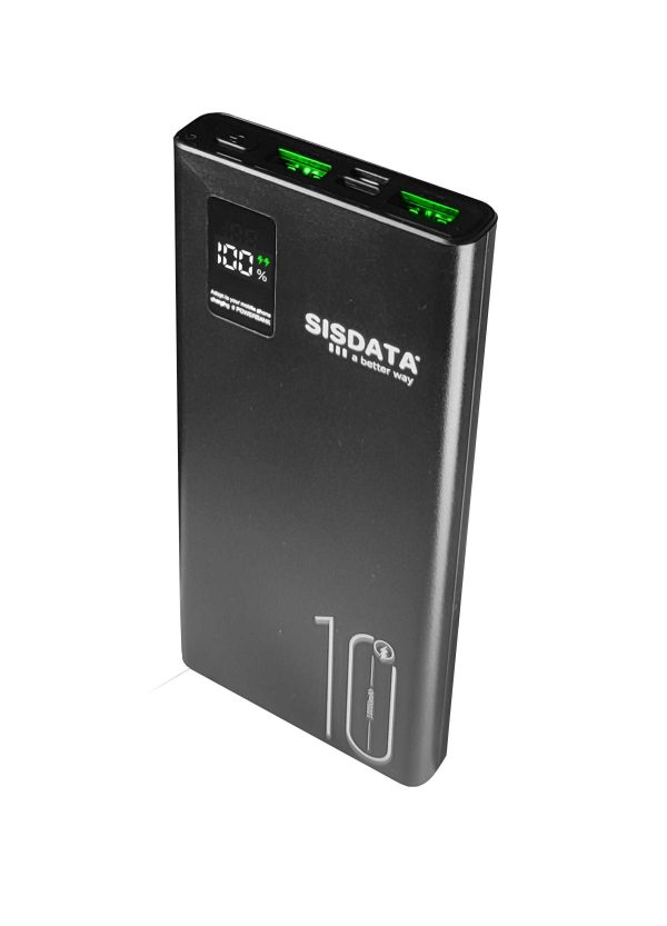 Power Bank Carga Rápida Doble Usb + Tipo C Power Delivery 10.000 mAh