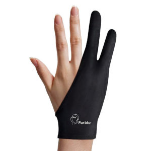 Guante rechazo de palma, Negro, Ambidiestro