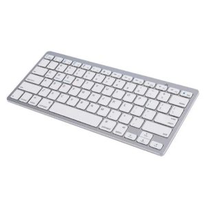 Teclado Bluetooth Español Windows Android IOS - Blanco