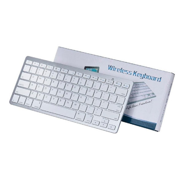 Teclado Bluetooth Español Windows Android IOS - Blanco - Imagen 2