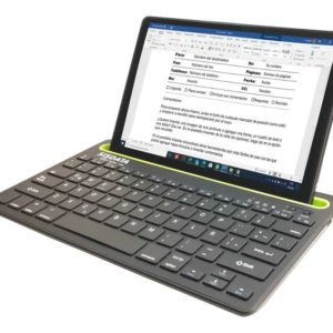 Teclado Stand Bluetooth Recargable Español Windows Android IOS - Doble dispositivo