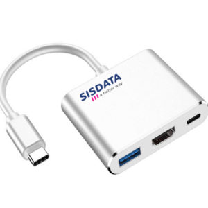 Adaptador Tipo C Hdmi 3x1 Para Macbook iPad Android Windows