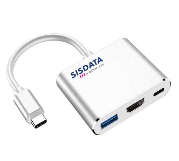 Adaptador Tipo C Hdmi 3x1 Para Macbook iPad Android Windows