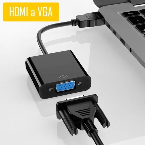 Adaptador Convertidor Cable Hdmi A Vga Computer Ps3 Ps4 Xbox - Imagen 3