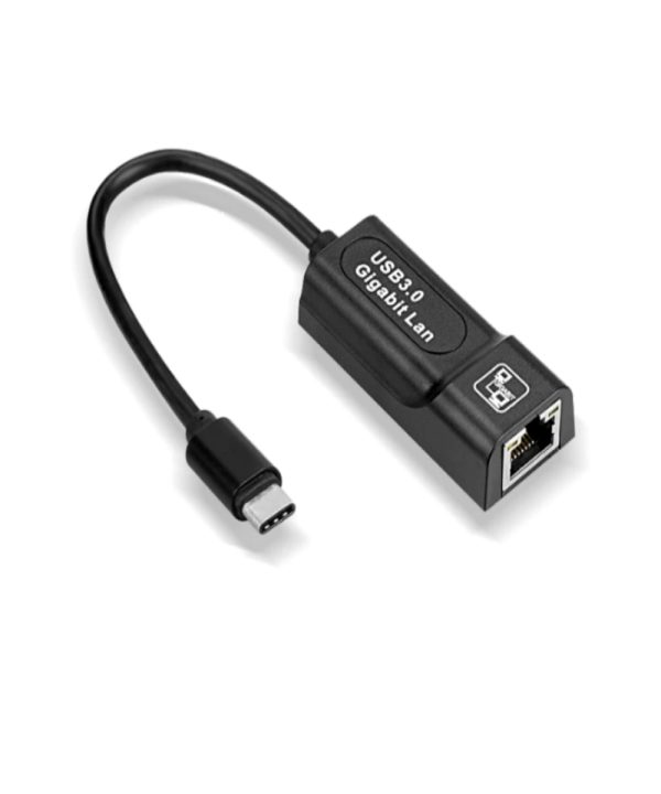 Adaptador Usb-c A Rj45 Gigabit Ethernet Tarjeta De Red Cable