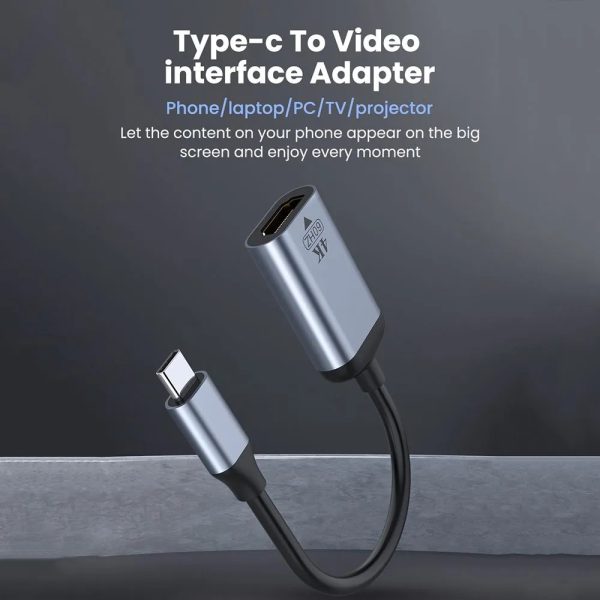 Adaptador Usb-c A Hdmi 4k Celular iPad Mac Android Windows - Imagen 6