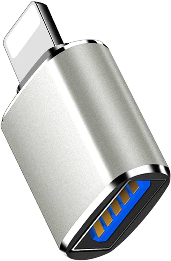Adaptador Usb Lightning iPhone iPad Certificado. Gtía 1 Año.
