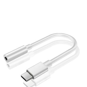 Adaptador Usb-c Auxiliar Audio 3.5mm Celular Tablet Portátil