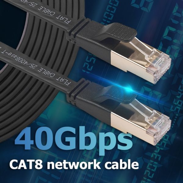 Cable Utp Cat 8 Rj45 Ethernet 3m Ponchado Certificado 40gbps - Imagen 7