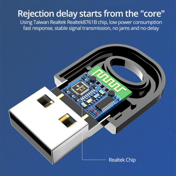 Receptor Bluetooth 5.0 Usb Universal Alta Precisión - Imagen 2