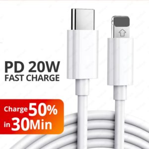 Cable Tipo C Lightning iPhone iPad Certificado 1 Año Garantía