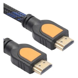 Cable Hdmi 4k Uhd Doble Filtro Mallado Punta Dorada