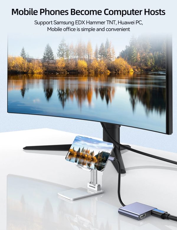 Adaptador Tipo C Doble Hdmi 4k V3 iPad Mac Android Windows - Imagen 6