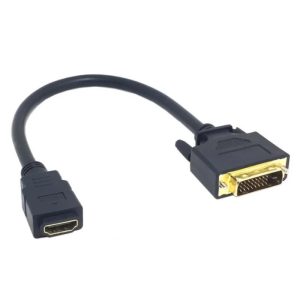 Adaptador Dvi A Hdmi Hembra Cable V1 Certify 1 Año Garantía