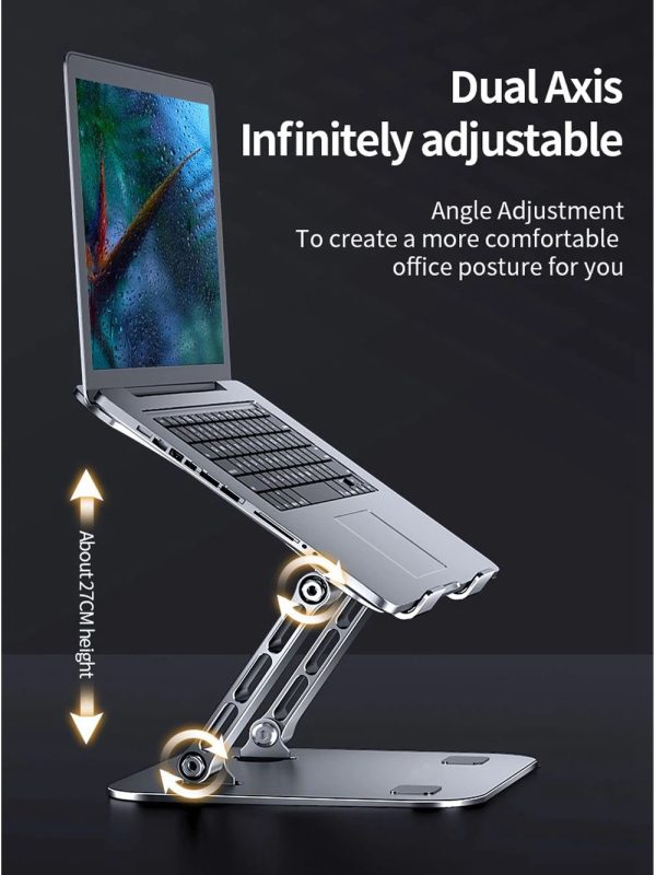 Base Soporte Portátil V6 Laptop Plegable Aluminio Ergonómica - Imagen 8
