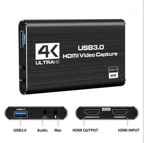 Capturadora Video Streaming 4k Usb 3.0 60fps Un Año Garantía - Imagen 4