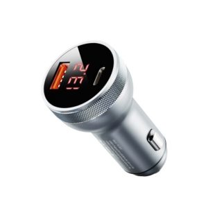 Cargador Carro Carga Rápida Usb y Usb-c Certificado Aluminio
