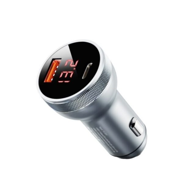 Cargador Carro Carga Rápida Usb y Usb-c Certificado Aluminio