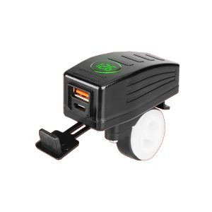 Cargador Celular Carga Rápida Moto Tipo C Usb Impermeable