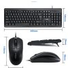 Combo Kit Teclado Mouse Español Cable Usb Certify V4 - Imagen 8