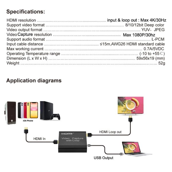 Capturadora Video Streaming Usb Hdmi 4k 2k Consolas Tv Box - Imagen 5