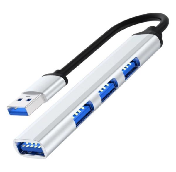 Hub Multiplicador USB C o A 4 Puertos 3.0 Extensión Adapter - Imagen 2