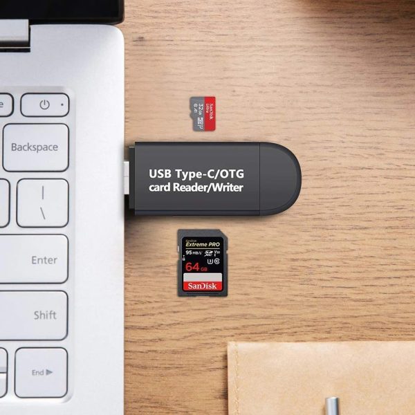 Lector De Tarjetas Sd Micro Sd Usb Tipo C Adaptador 3.0 - Imagen 5