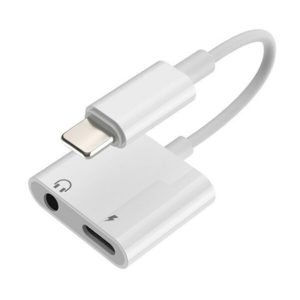 Adaptador Lightning Audio 3.5 Power Compatible iPad iPhone