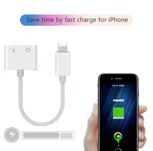 Adaptador Lightning Audio 3.5 Power Compatible iPad iPhone - Imagen 3