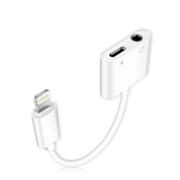 Adaptador Lightning Audio 3.5 Power Compatible iPad iPhone - Imagen 2