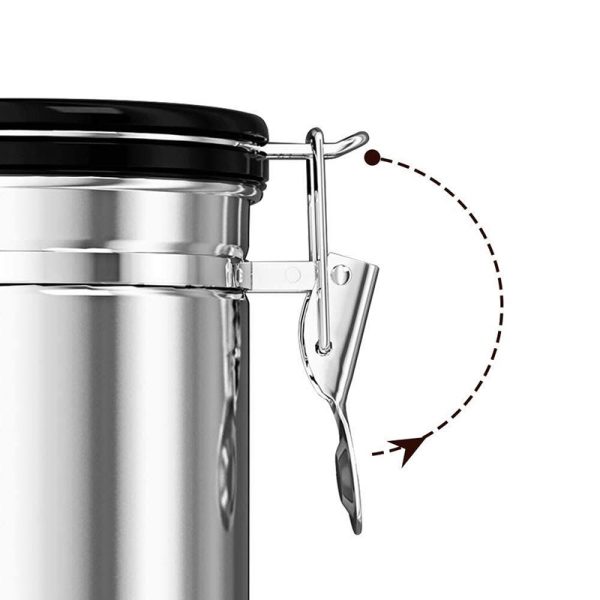 Recipiente Para Granos O Café Contenedor Hermético Tarro V2 - Imagen 7