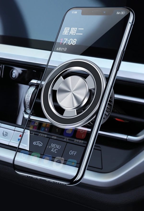 Soporte Porta Celular Carro Rejilla V7 Magnético Ajustable - Imagen 7