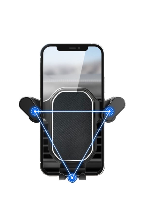 Soporte Porta Celular Carro Rejilla Air Gravedad Retráctil 2 - Imagen 3