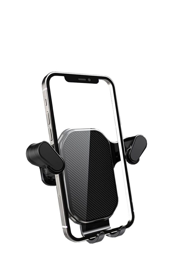 Soporte Porta Celular Carro Rejilla Air Gravedad Retráctil 2