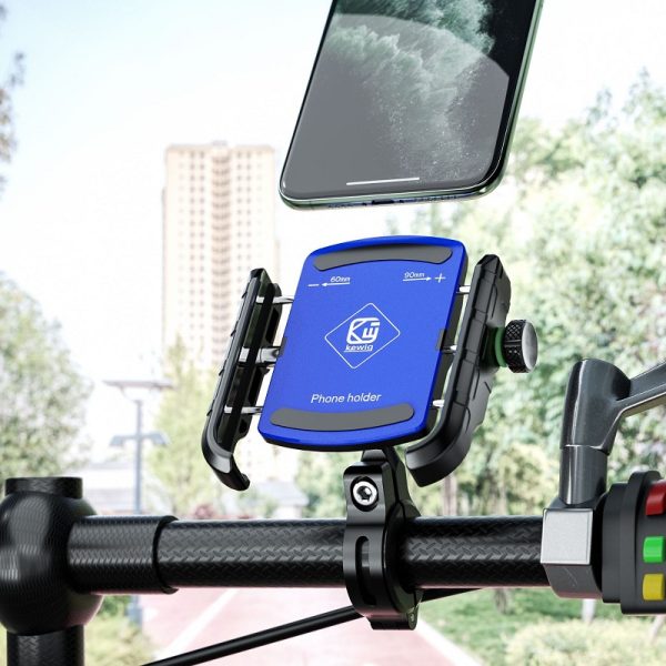 Soporte Base Celular Moto V4 Bicicleta Manillar Ajustable - Imagen 2
