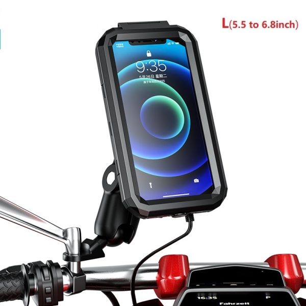Soporte Base Celular Moto V6 Carga Rápida Usb C Impermeable