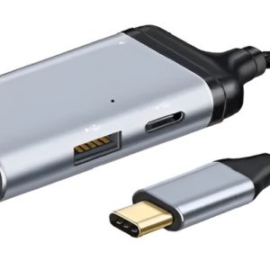 Adaptador Usb-c A Rj45+ Power D+ Usb-c Celular Portátil iPad