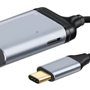 Adaptador Usb-c A Vga+ Power D+ Usb-c Celular Portátil iPad
