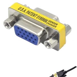 Unión Vga Hembra Hembra 15 Pines Certificado 1 Año Garantía