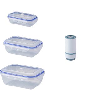 Recipientes Herméticos Al Vacío Organizadores Cocina Nevera