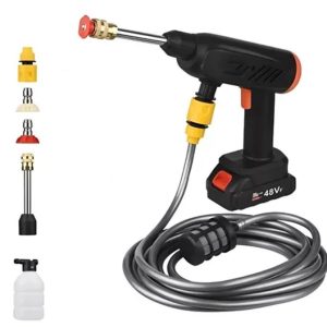 Hidrolavadora Portátil 48v Recargable 1 Año Garantía Certify
